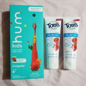 Colgate Kids Hum Toothbrush and Tom's Toothpaste